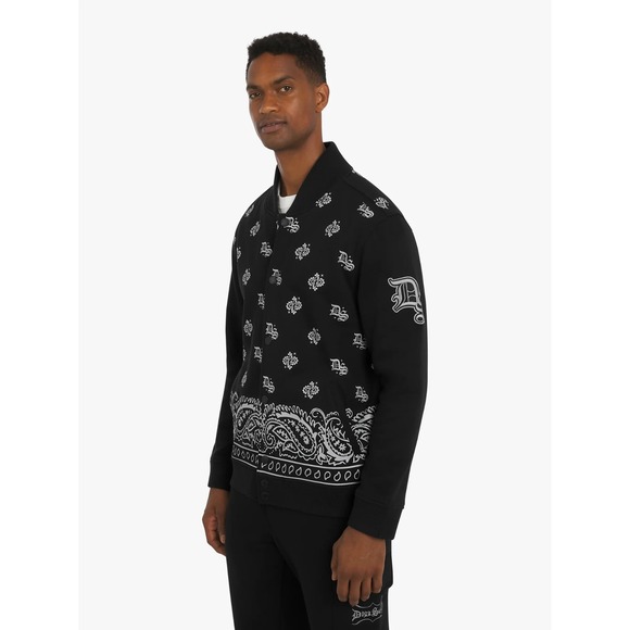 Size Small Dogg Supply Varsity Jacket by Snoop Dogg Mens Black Unisex Sweatshirt - Picture 7 of 8